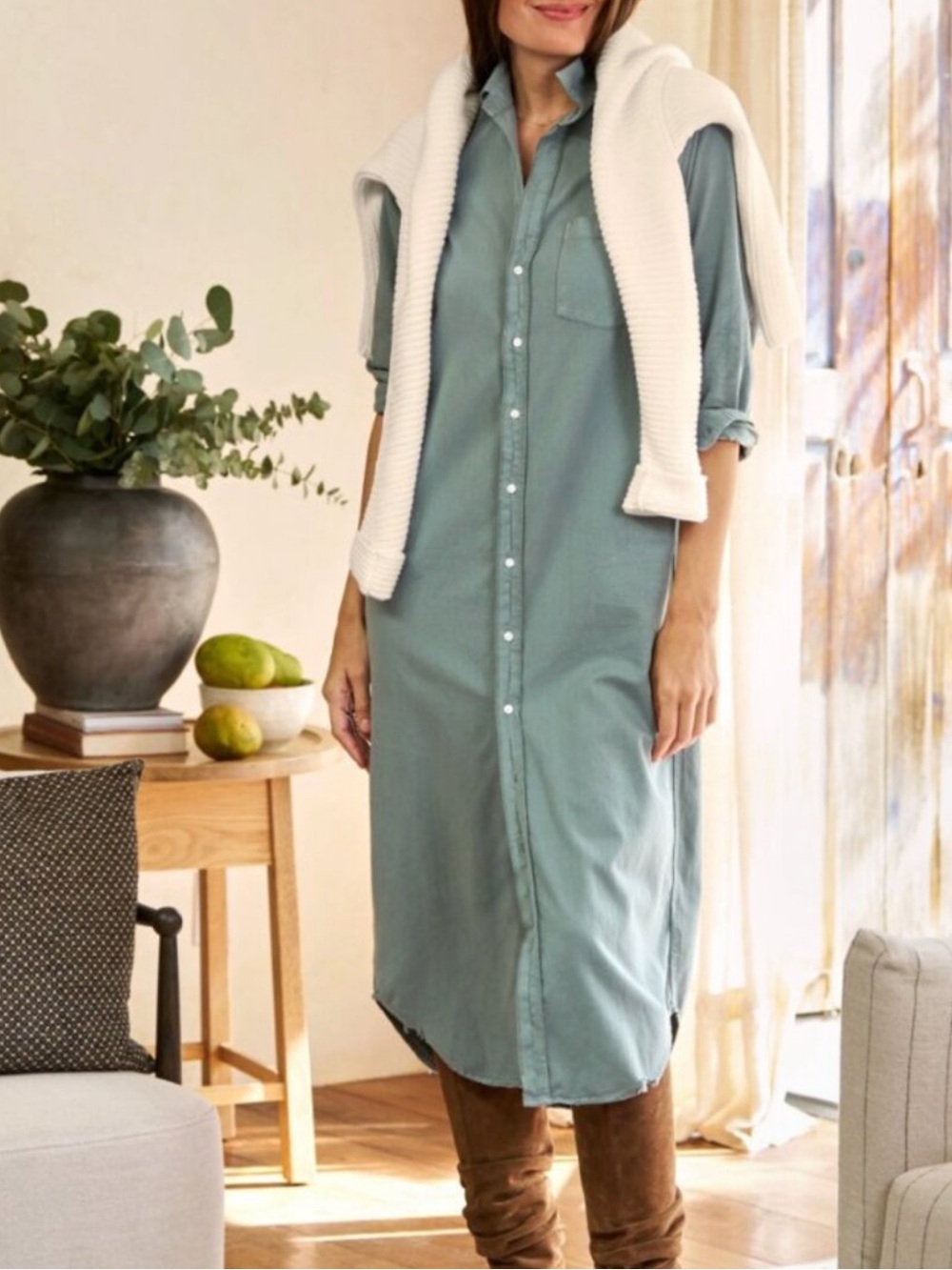 Frank & Eileen Green Rory Maxi Dress